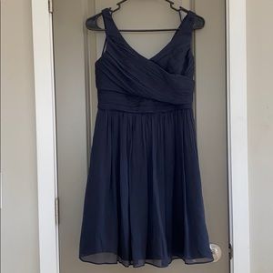 JCREW deep navy dress